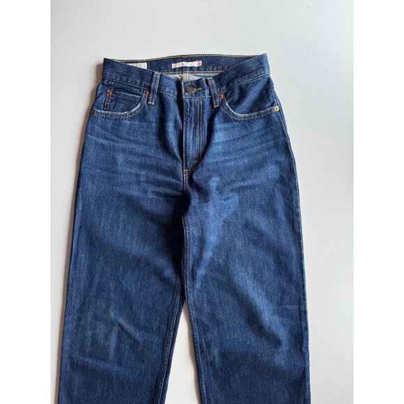LEVI'S Dad Jean Hello Dark Rinse High Rise Slouchy Straight Leg Jeans, Size 26 - Picture 6 of 16